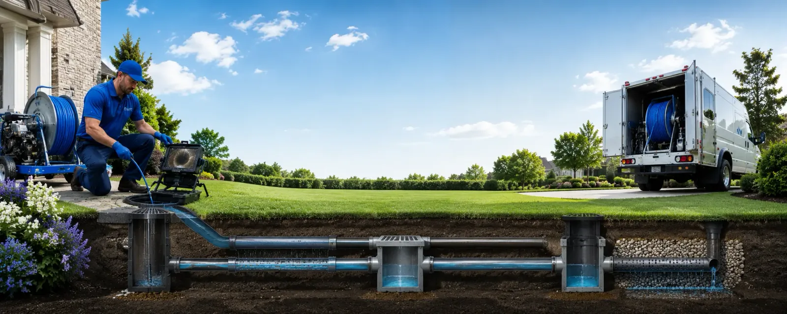 Outdoor drain cleaning information for Owenton, KY